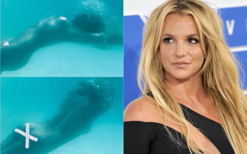 Britney Spears Put Her Sensuality On Display! Shares COMPLETELY NAKED Photos As She Takes A Dive In Swimming Pool-SEE PICS!