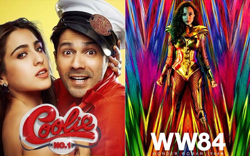 Will Varun Dhawan And Sara Ali Khan's Coolie No 1 Feel The Heat From Gal Gadot's Wonder Woman 1984 Releasing In 2000 Screens This Christmas?