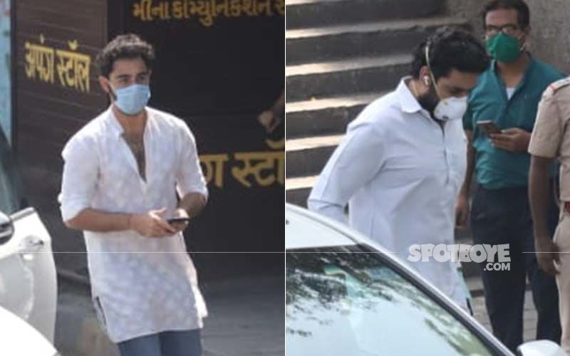 Rishi Kapoor Funeral: Abhishek Bachchan And Armaan Jain At Crematorium For Last Rites In Masks Amidst Coronavirus Lockdown