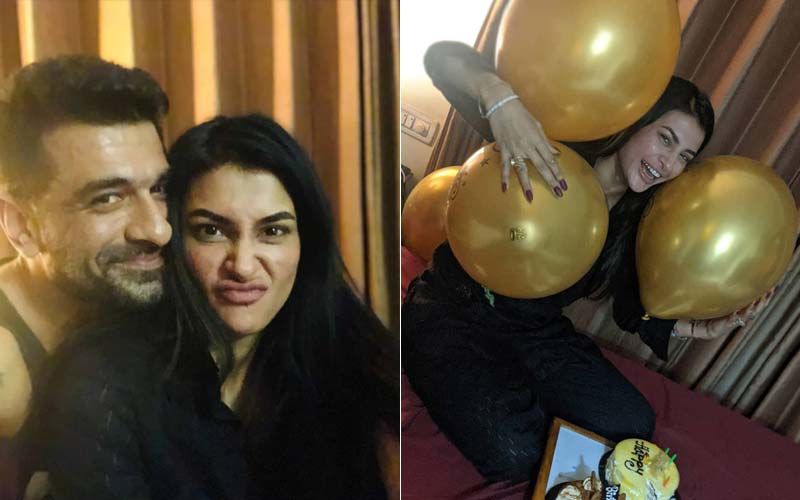 Bigg Boss 14’s Eijaz Khan Surprises GF Pavitra Punia On Her Birthday; Lovebirds Enjoy Cosy Celebration At Home With Balloons And Cakes- INSIDE PICS