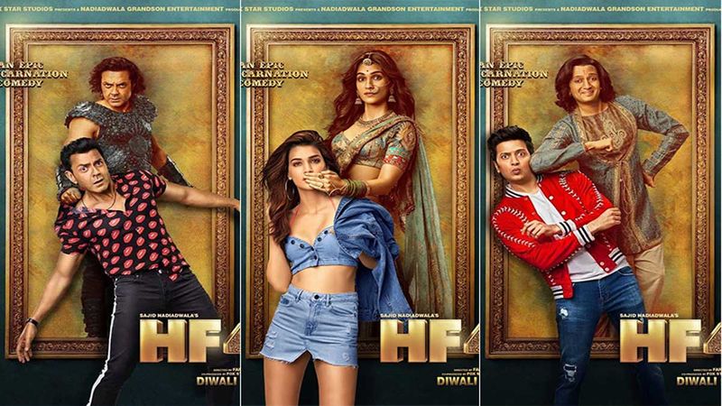 Housefull 4: Bobby Deol, Riteish Deshmukh, And Kriti Sanon’s Character Posters Reveal The Epic Reincarnation Comedy