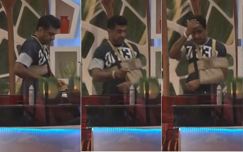 Bigg Boss 14: Eijaz Khan Gets Injured, Picture With Broken Hand Leaked