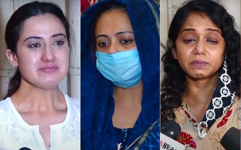 Divya Bhatnagar Prayer Meet: Alisha Panwar, Devoleena Bhattacharjee, Yashashri Masurkar Are Inconsolable As They Break Into Tears -VIDEO