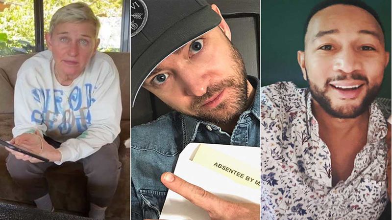 Ellen DeGeneres Turns Couch Potato While Quarantined At Home; Makes Calls To Justin Timberlake And John Legend To Kill Boredom