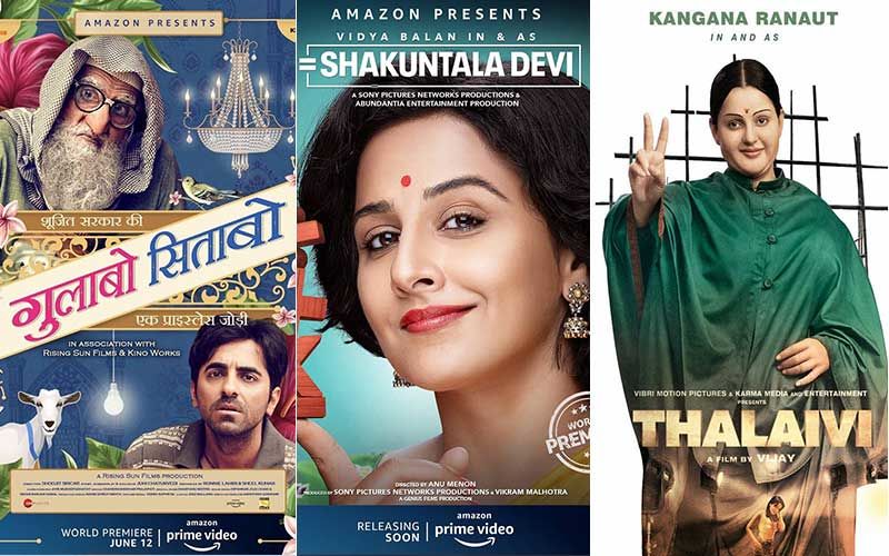 Gulabo Sitabo, Shakuntala Devi, Thalaivi And Other Bollywood Films That Will Release On OTT Platforms Soon