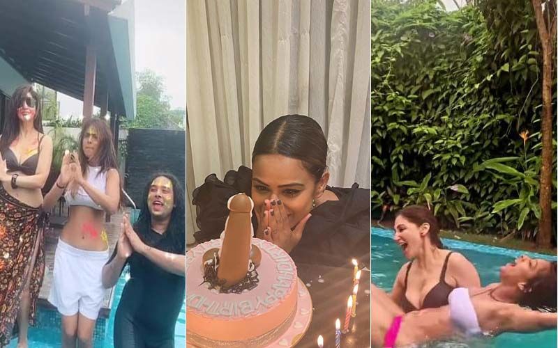 After Nia Sharma's X Rated Birthday Cake Pic Goes Viral, Her Pool Party Will Definitely Raise The Hotness Level- INSIDE VIDEOS