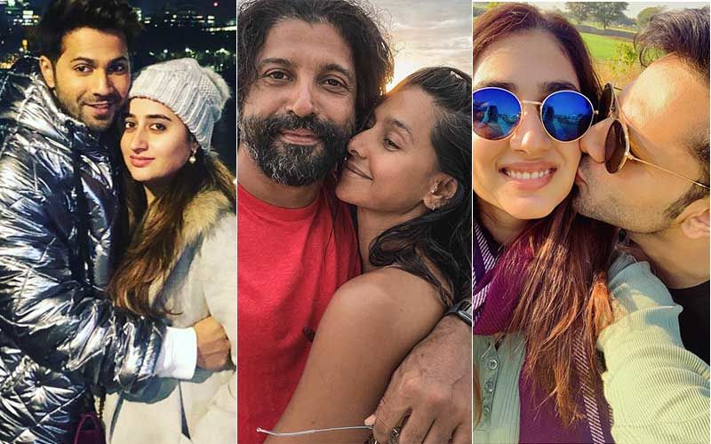 Valentine’s Day 2021: Varun Dhawan Drops UNSEEN Pic With Natasha Dalal, Shibani Dandekar Wishes Farhan Akhtar; Disha Parmar Shares A 'Cute Mushy' Snap With Rahul Vaidya