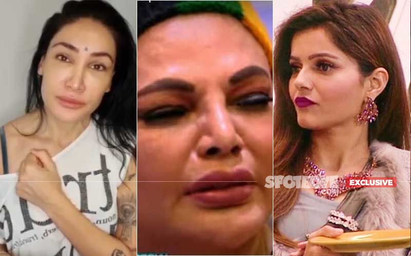 Bigg Boss 14: Sofia Hayat Cries And extends Support To Rakhi Sawant; Reacts To Rubina Dilaik Throwing Water, Accuses Couple Of Using Rakhi For A Game-EXCLUSIVE