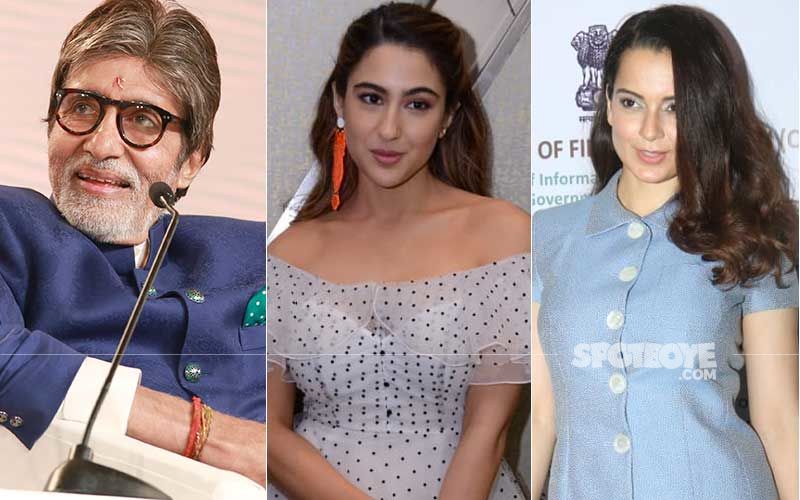 Holi 2021: Amitabh Bachchan And Sara Ali Khan Wish Fans Singing Song Rang Barse; Kangana Ranaut Celebrates The Festival With Film Tejas' Squad