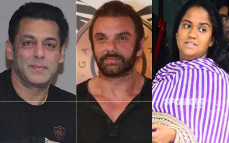 Salman Khan’s Brother Sohail Khan And Helen Get Clicked Outside Actor’s Home In Mumbai; Arpita Khan Arrives With Kids For Eid Celebration-VIDEO