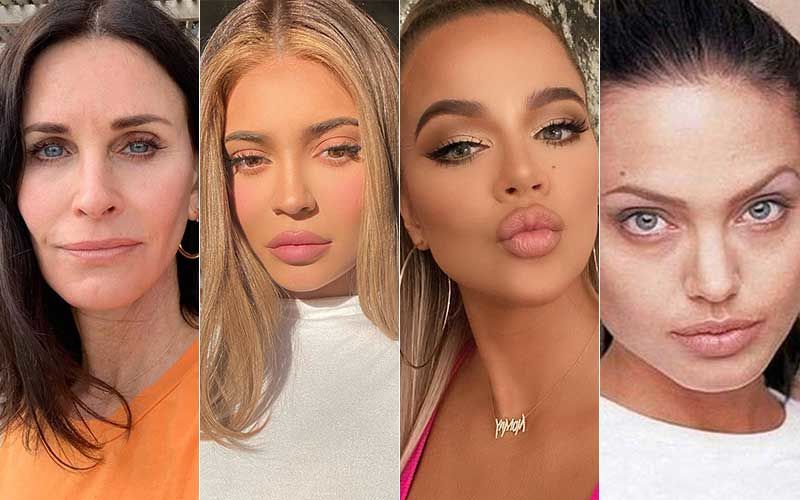 Friends Star Courteney Cox, Kylie Jenner, Khloe Kardashian, Angelina Jolie- Hollywood Celebs Who Had Plastic Surgeries