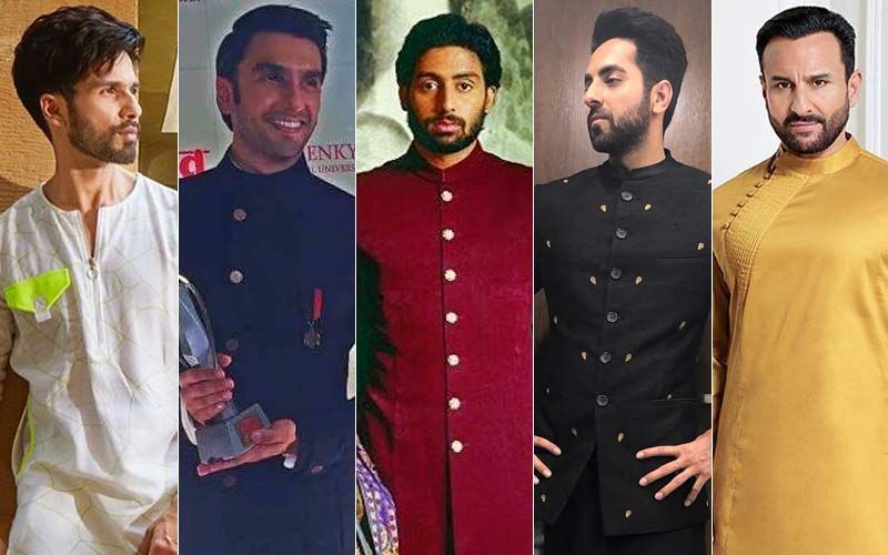 Diwali 2020: Shahid Kapoor, Ranveer Singh, Saif Ali Khan, Ayushmann Khurran, Abhishek Bachchan - Learn The Desi Look With A Twist Trend