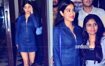 Janhvi Kapoor Is All Smiles As She Dines Out With Friend
