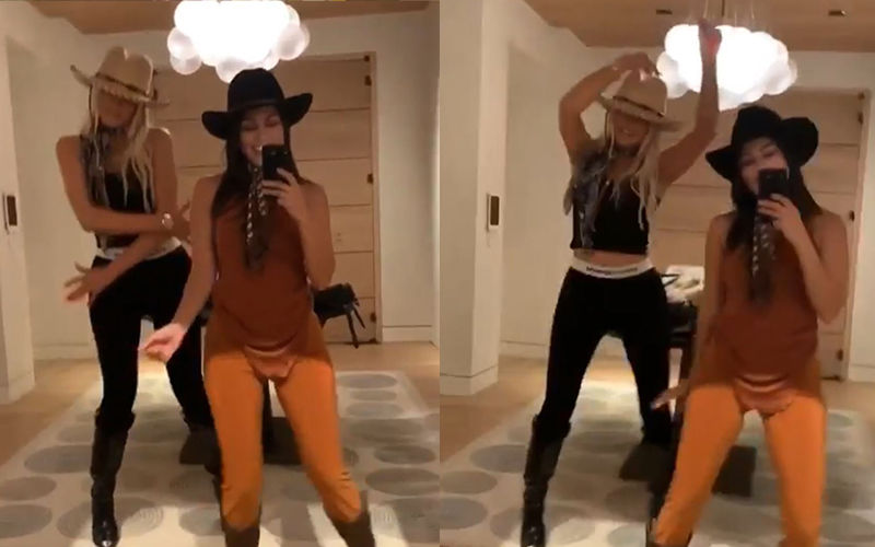 Kim Kardashian’s Sisters Khloe And Kourtney Kardashian’s Cowboy Dance Session Is LIT