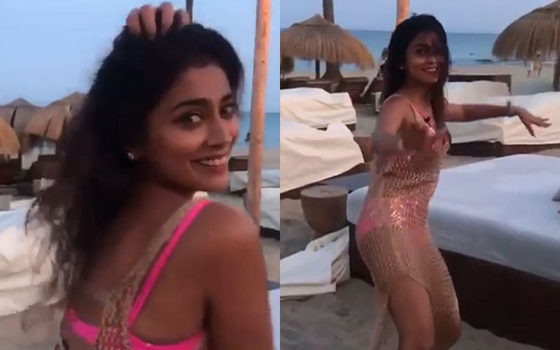 Shriya Saran Wears A Pink Holographic Bikini In Ibiza, Dances Like There Is No One Watching