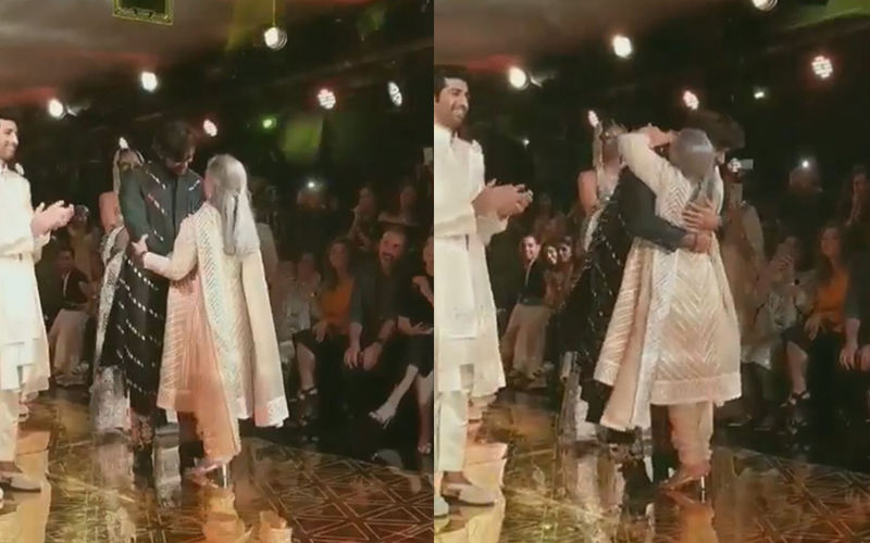 Navya Naveli Nanda’s Rumoured Boyfriend Meezan Jaffery Hugged By Jaya Bachchan At Abu Jani And Sandeep Khosla’s Fashion Show: Watch Video