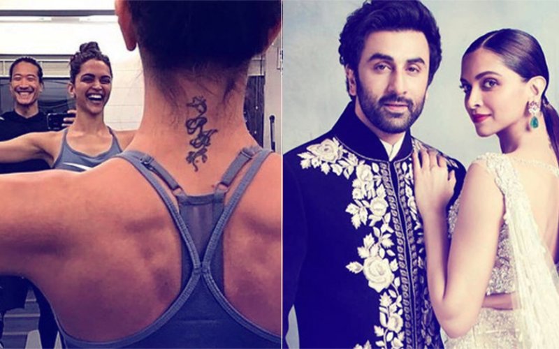 Deepika Padukone's Toned Back & RK Tattoo Are Breaking The Internet, View Pics