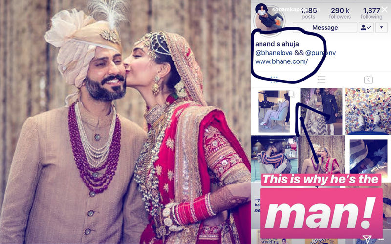 Anand Ahuja Adds ‘S’ For Sonam To His Name; Wife Exclaims, “He’s The Man”
