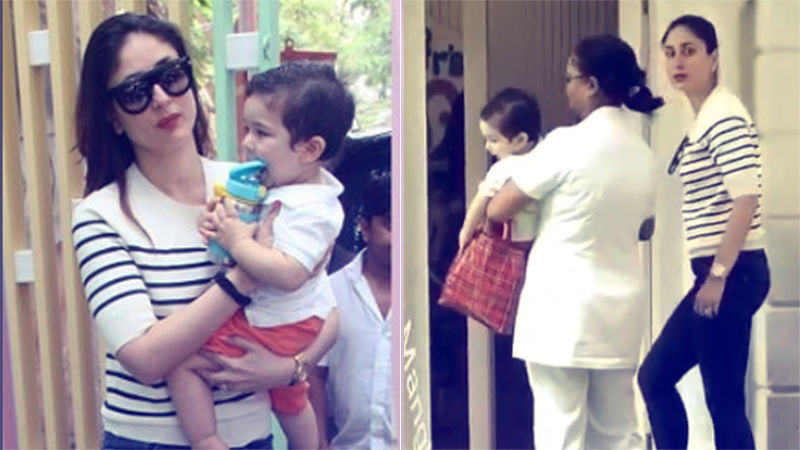 Video: Taimur’s First Day At His New Playschool & He Just Doesn’t Want To Walk!