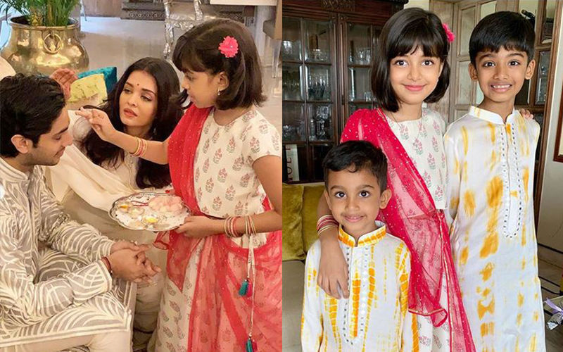 Aishwarya Rai Bachchan Can't Get Enough Of Her Rakshabandhan Pictures; Actress Treats Us With Snaps Of Aaradhya And Her Siblings