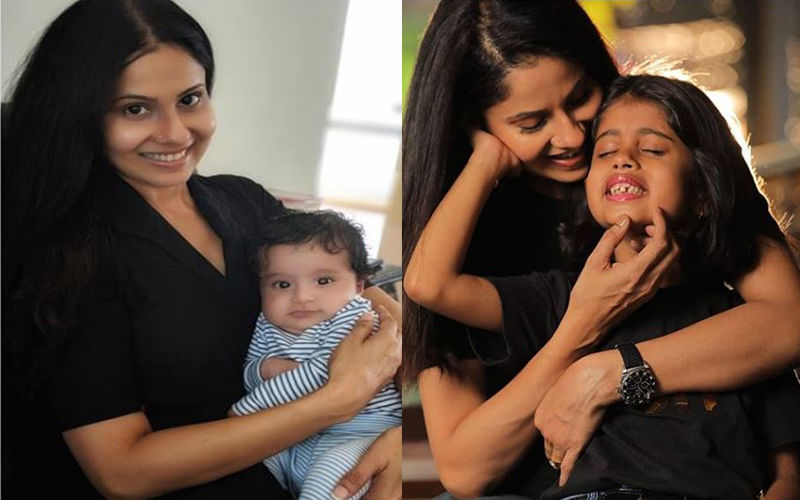 Chhavi Mittal Shares A Blissed Out Picture Of Her Kids Areeza And Arham