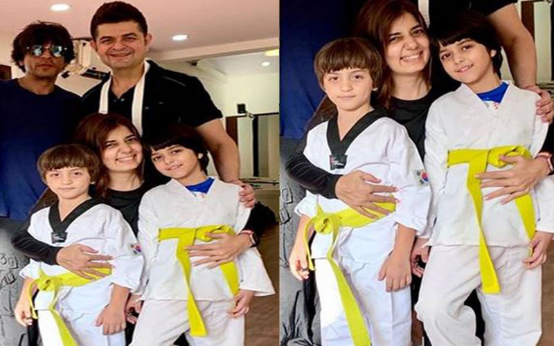 Shah Rukh Khan Honours Son AbRam With A Yellow Belt As He Graduates To The Next Level In Karate