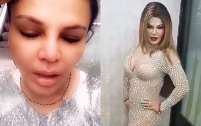 Rakhi Sawant Dances Wearing A Transparent Dress, Posts A Video Crying Her Heart Out Claiming She Didn't Know