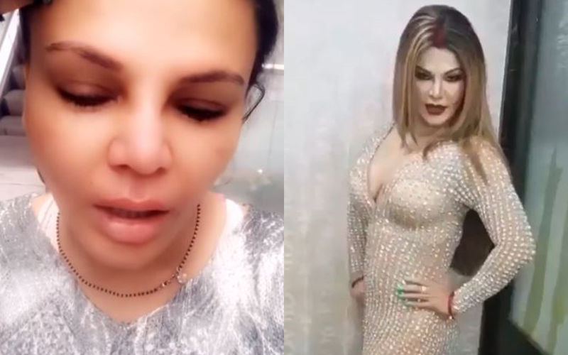 Rakhi Sawant Dances Wearing A Transparent Dress, Posts A Video Crying Her Heart Out Claiming She Didnt Know