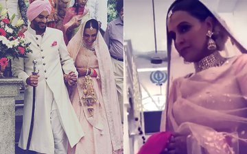 Pics & Video: Neha Dhupia & Angad Bedi Take Pheras