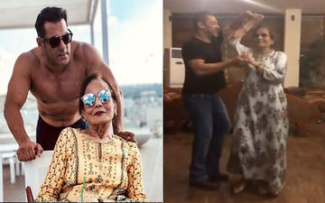Salman Khan Waltzes With Mom Salma On The Song Cheap Thrills; His Mother Says, “Bandh Karo Yeh Naach Gaana”