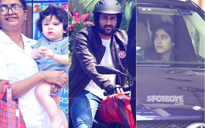 Janhvi Kapoor, Taimur Ali Khan & MS Dhoni Spotted In The City. Here’s What They Were Upto...