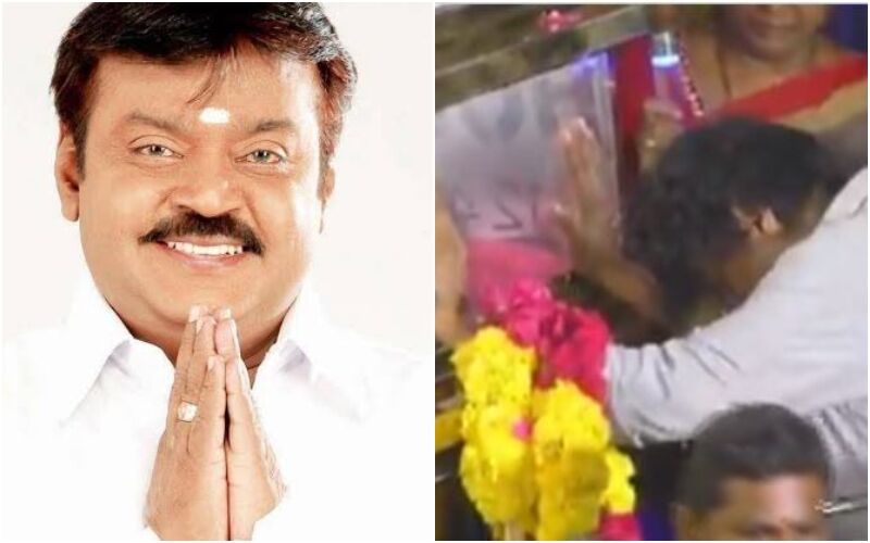 Captain Vijayakanth Funeral: Thalapathy Vijay Breaks Down In Tears As He Bids Adieu To The Late Legend - WATCH VIDEO