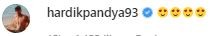 Hardik Pandyas comment