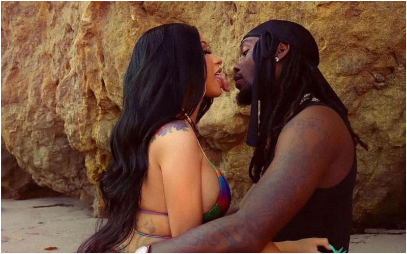 Cardi B And Hubby Offset SHY People As Their French Kiss Turns STEAMY At Pre-Grammys Gala; Netizens Say, ‘He Looks At Her Like That But Still Cheat’