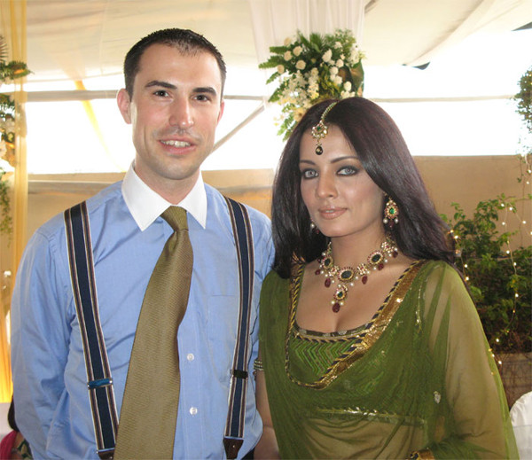 Celina Jaitley and Peter Haag