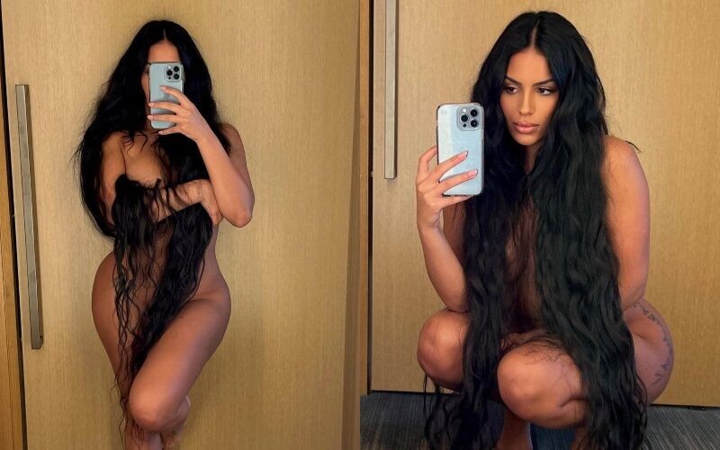 Kanye West’s New Rumored Girlfriend Chaney Jones Poses NUDE For Latest Mirror Selfies, Rapper Couldn’t Stop Himself From Liking Her Pics!