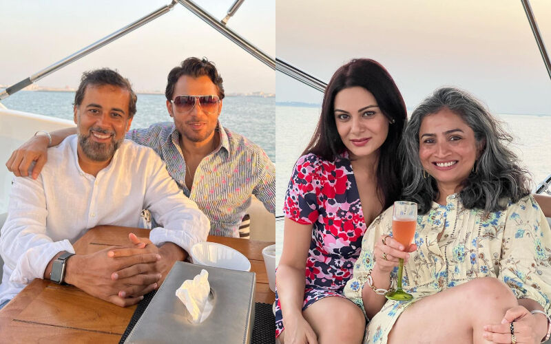 Shark Tank India Fame Anupam Mittal And His Wife Chills In Boat Ride With Chetan Bhagat And His Family-SEEE PICS!