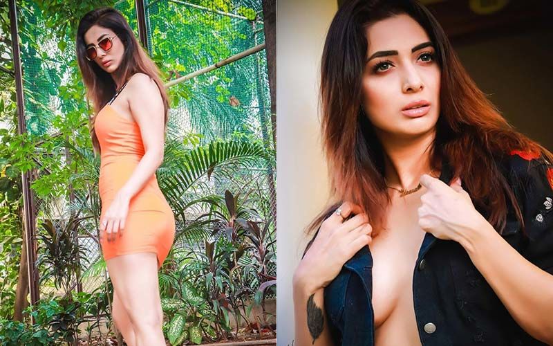 Heena Panchal's Hot New Instagram Post In A Skin-fit Orange Mini Dress Will Make You Drool