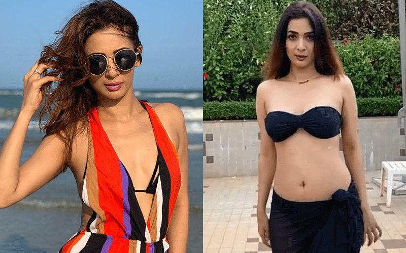 Heena Panchal's Hot Black Bikini Look Leaves Very Little For Your Imagination