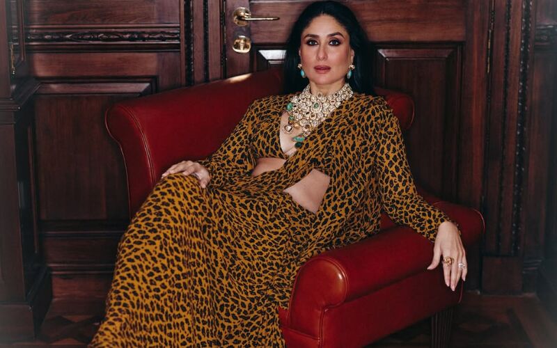 Kareena Kapoor Turns Heads In Stunning Leopard-Print Sabyasachi Saree, Styled To Perfection By Rhea Kapoor At Glam Event