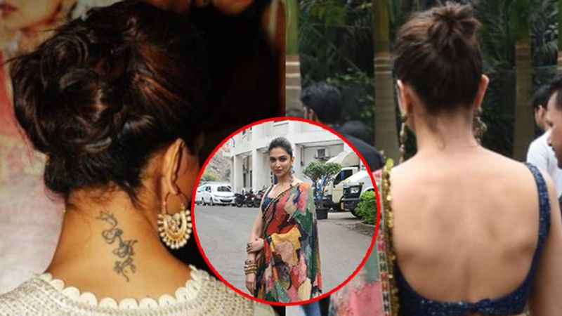 Deepika Padukone హరయన మజ బయ ఫరడ పచచబటట అలగ  deepika  has not removed her rk tattoo  Samayam Telugu