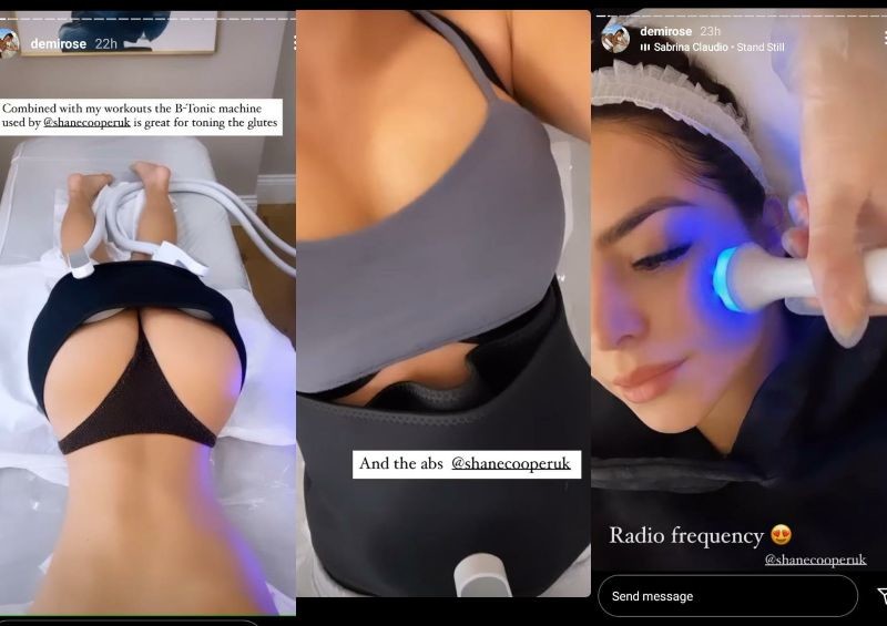 Demi Rose reveals the secret to her mysterious growing bum