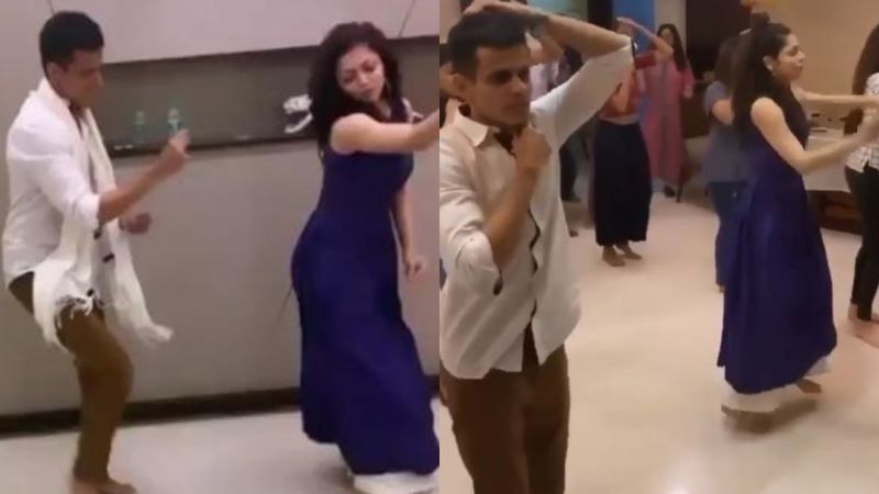 Drashti Dhami And Hubby Niraj Khemka Are Perfect Dance Partners; Couple Rehearses To Chunari Chunari For A Wedding – VIDEO
