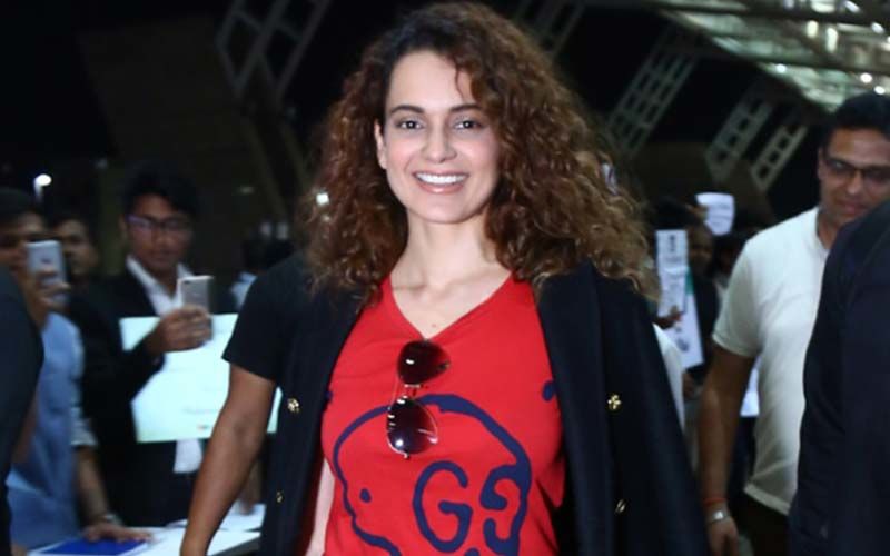 Kangana Ranaut SPOTTED At Mumbai Airport As She Takes Off To Manali Post COVID-19 Recovery; Checks On Paparazzi: ‘Kis Kisko Corona Ho Gaya?’