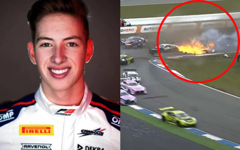 HORRIFYING! Michael Schumacher’s Nephew David ESCAPES DEATH! Breaks His Spine In Fireball CRASH At DTM Race, 20-Year-Old Out For Six Weeks-REPORTS