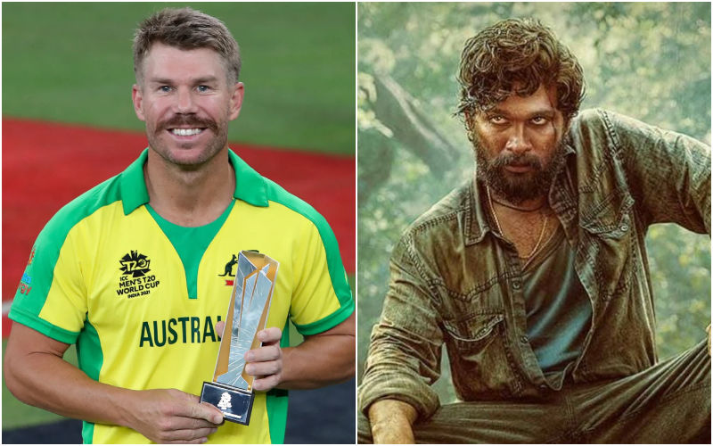 Pushpa Fever Continues To Peak As Australian Cricketer David Warner Groves To The Steps Of  Allu Arjun From Srivali Song-WATCH