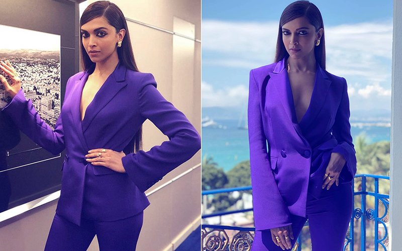 She Can(nes) Do It! Deepika Makes A Blazing Statement In A Purple Power Suit