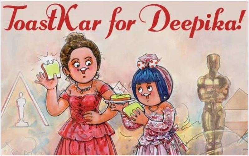 Deepika Padukone Receives BUTTERY TRIBUTE From Amul  For Being Picked As Presenter For Oscars 2023-READ BELOW