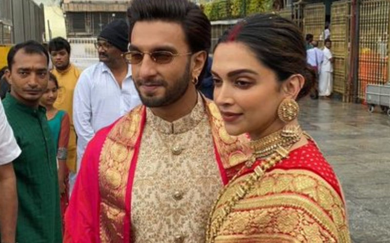 Ranveer Singh Deepika Padukone First Wedding Anniversary: Celebrity Couple Looks Elegant As They Seek Blessings At Tirupati -FIRST PICTURES