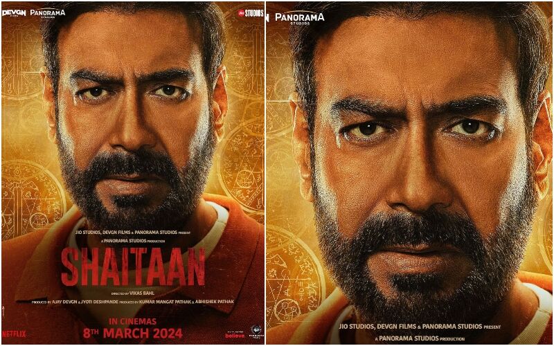 Shaitaan Poster OUT! Ajay Devgn's Intense Fearful Look Impresses Fans; Film To Hit Theatres On March 8 - SEE PIC